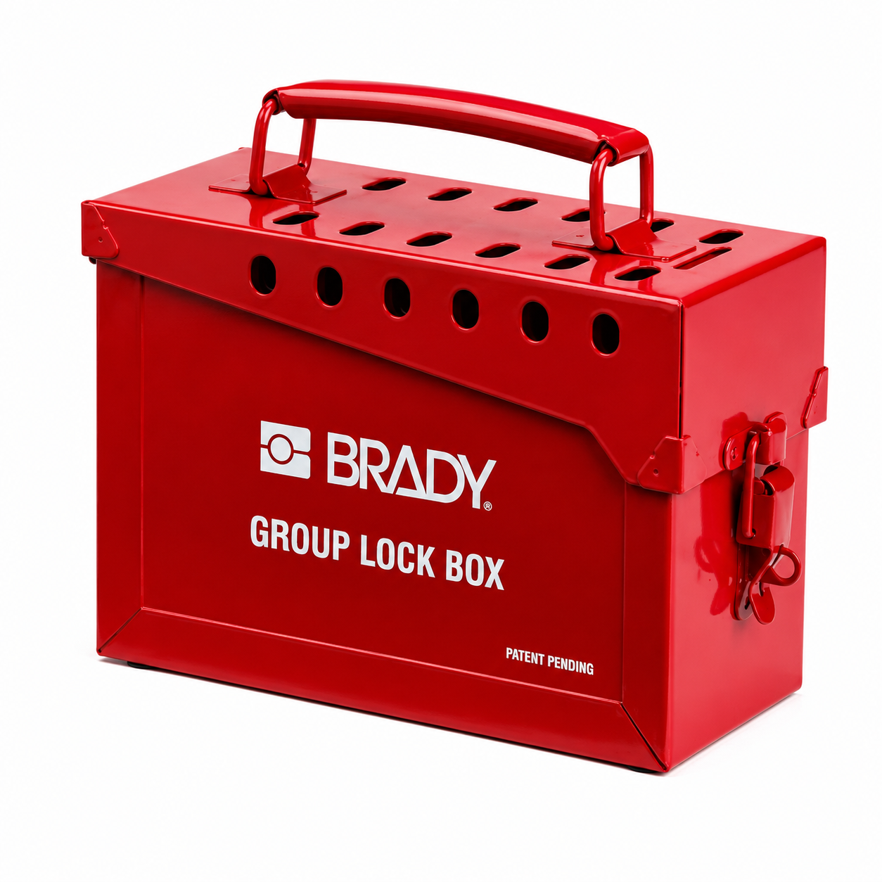 Brady Red Group Lock Box