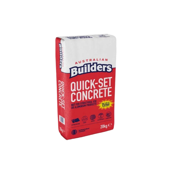 20kg Australian Builders Quick-Set Concrete