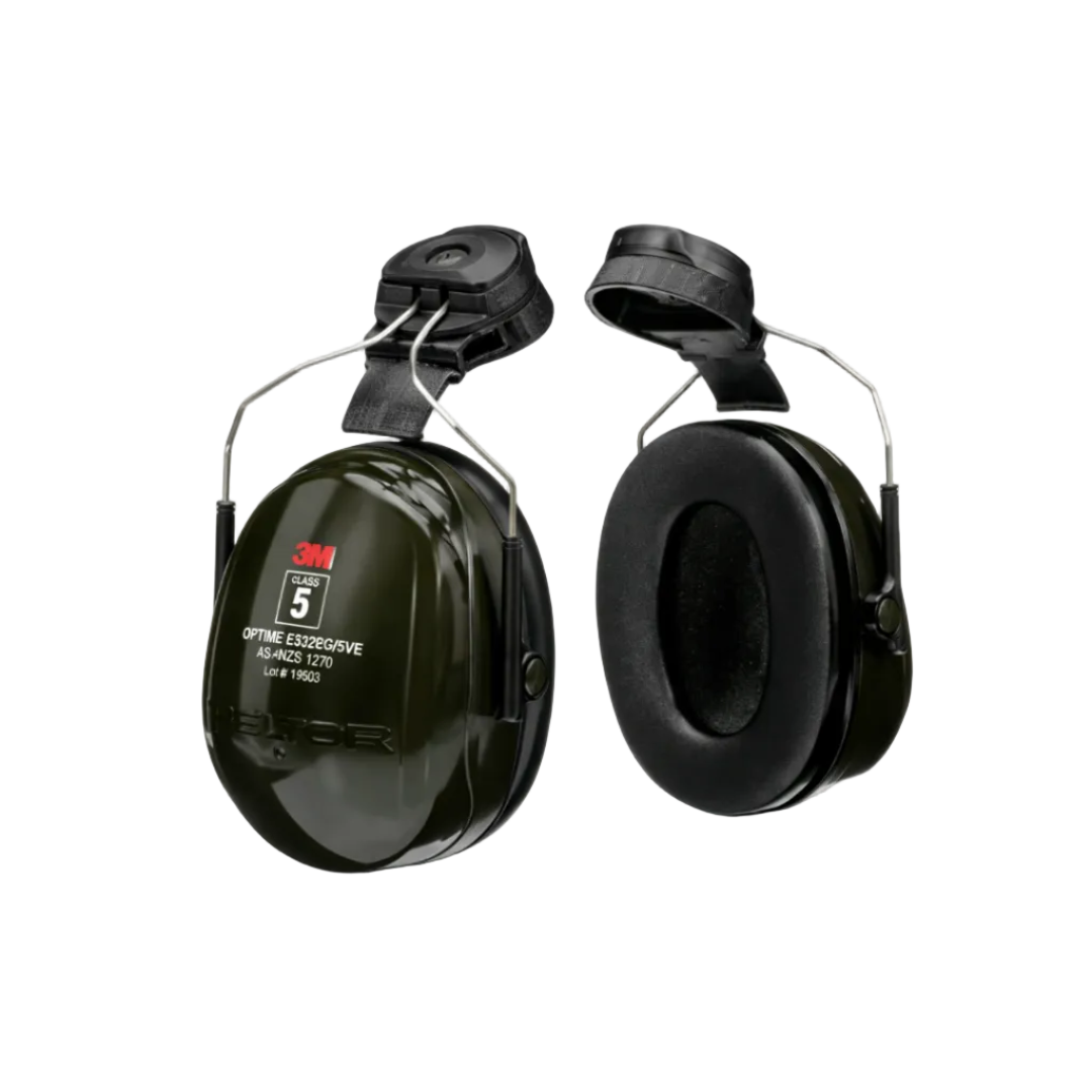 Hard Hat to Aust Stds requirements Class 5 with attachable Ear Muffs