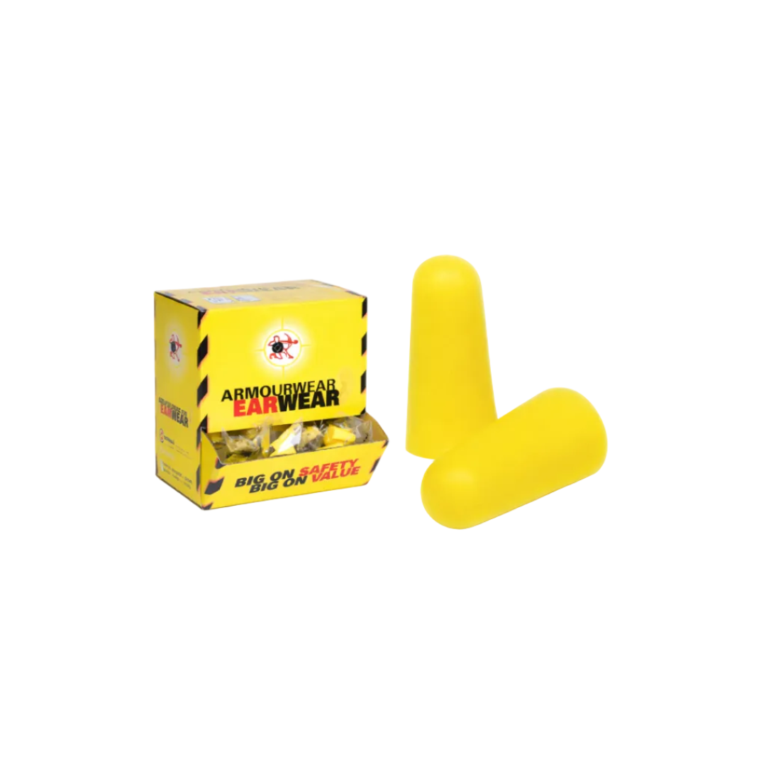 E109 Armourwear Uncorded PU Earplugs Class 5 26dB - BX/200