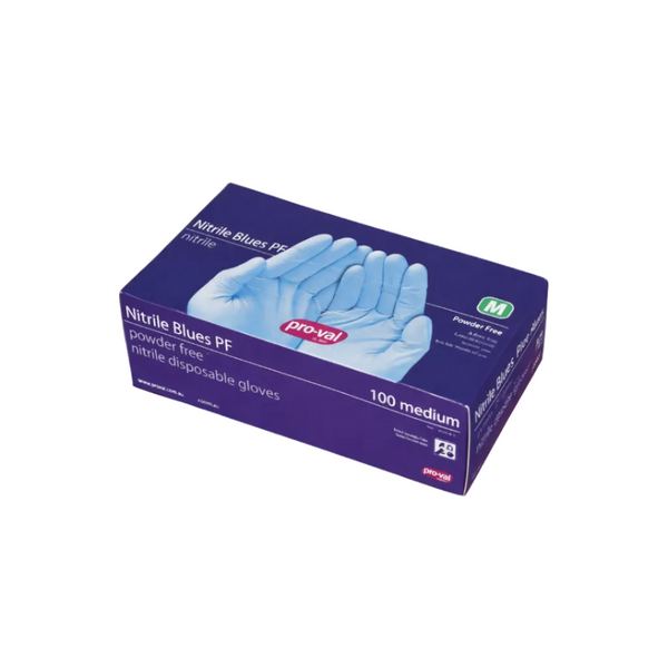 Nitrile Blue Powder / Latex Free - BX/100