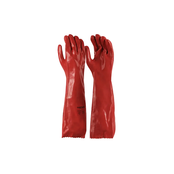 Red Gauntlet PVC Long Glove 45cm