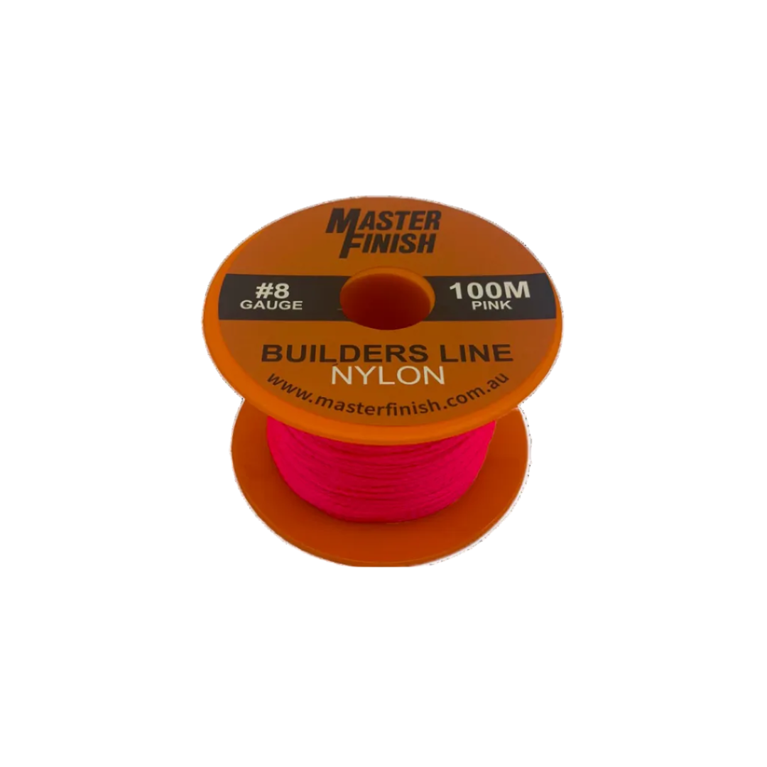 MasterFinish Builders or Brickies Line 100mtr Pink