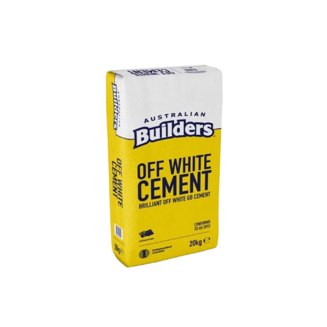 20kg Australian Builders Off White Cement