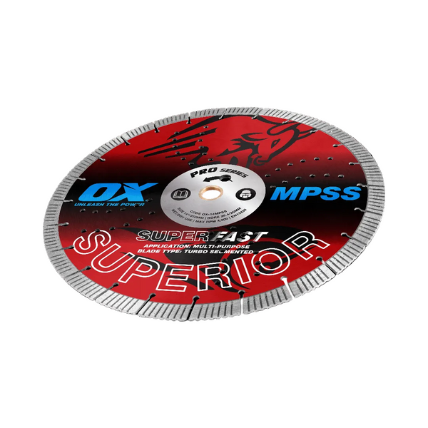 OX Pro Superior Superfast Turbo Segmented Blade 400mm - Multi-Purpose