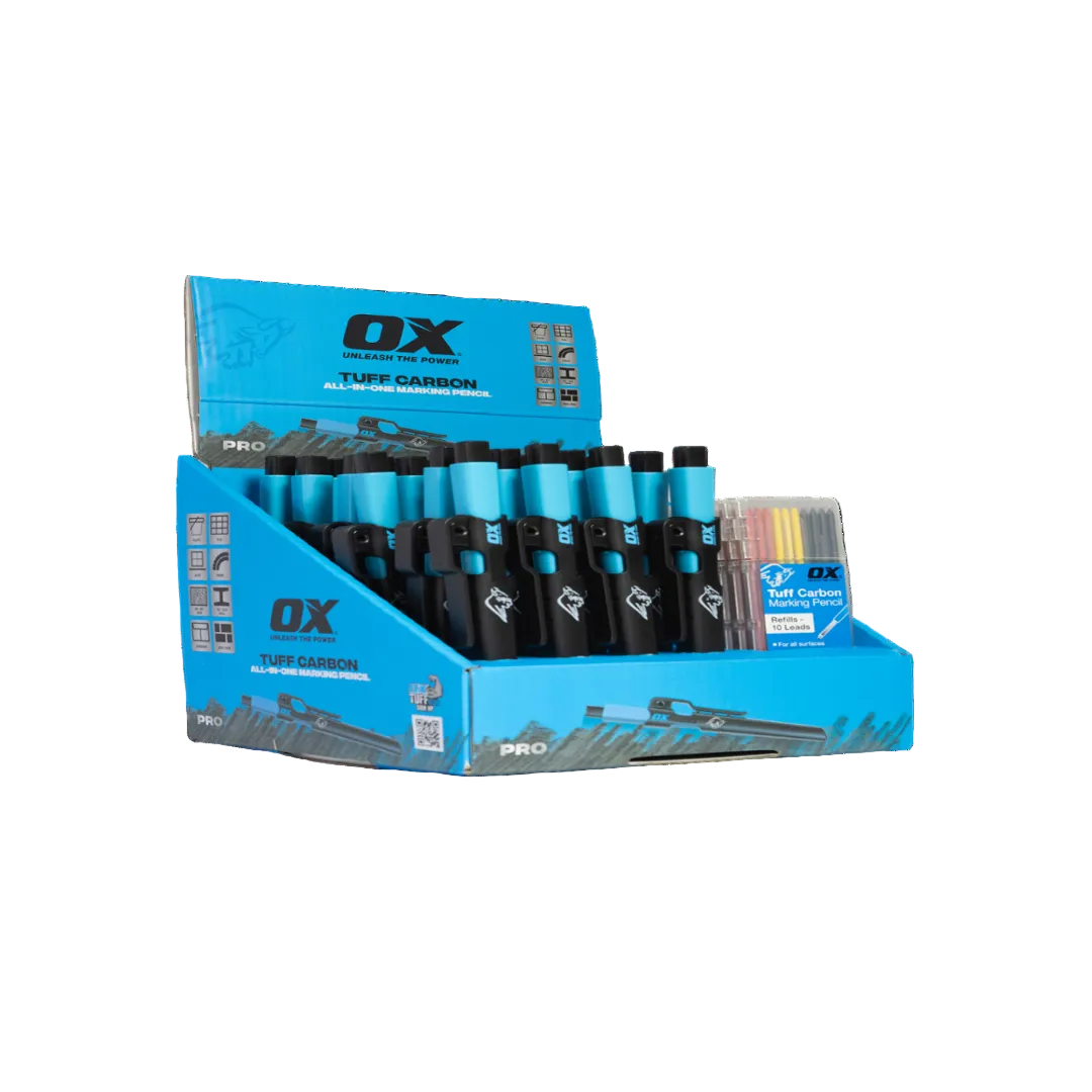 OX Tuff Carbon Marking Pencil Display Pack