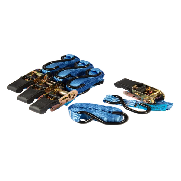 OX Trade Ratchet Tie Downs - 25mm Wide 250kgLC