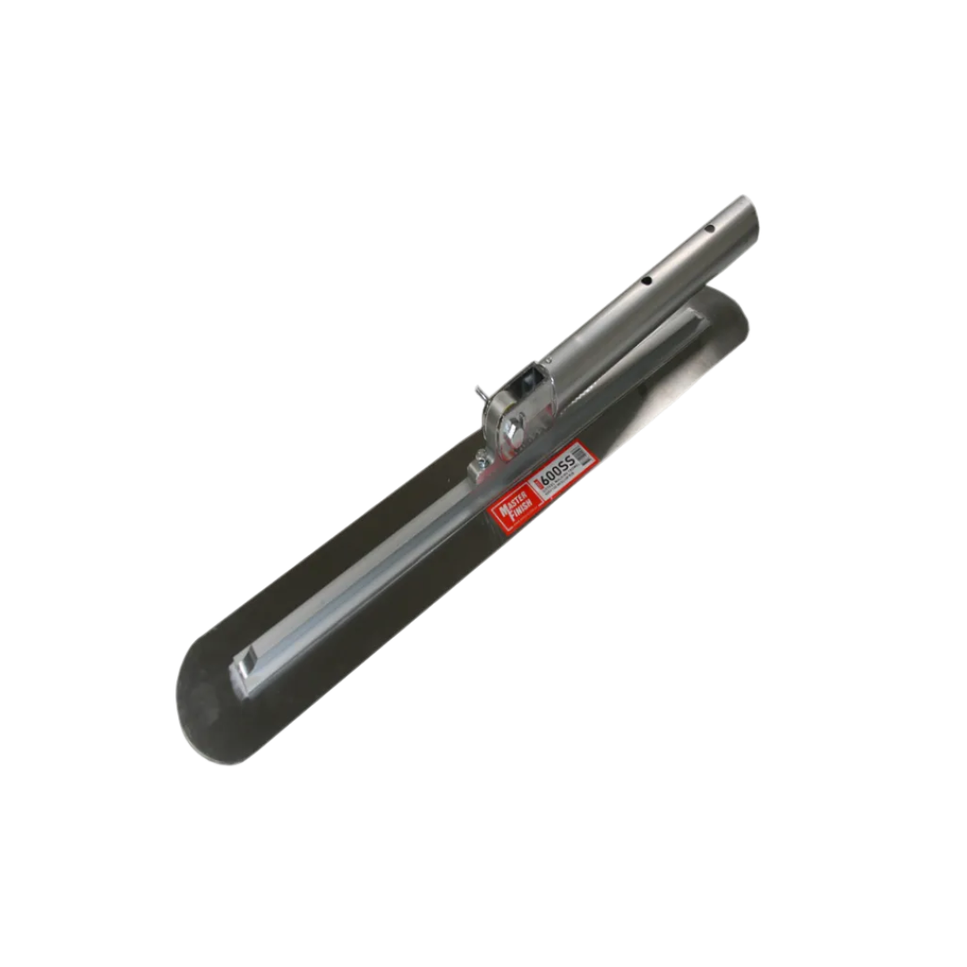 MasterFinish Walking Trowel Stainless Steel - 600mm x 100mm