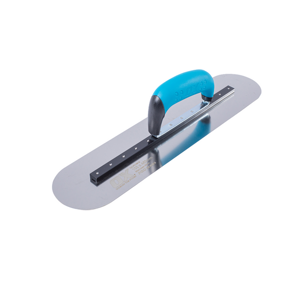 OX Pro Stainless Steel Pool Finishing Trowel - 110 x 450mm / 18in