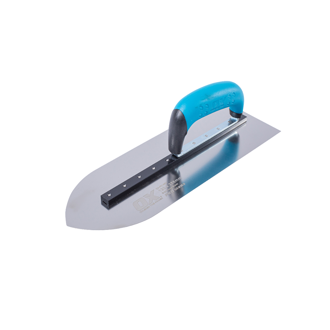 OX Professional 120 x 356mm S/S Pointed Finishing Trowel