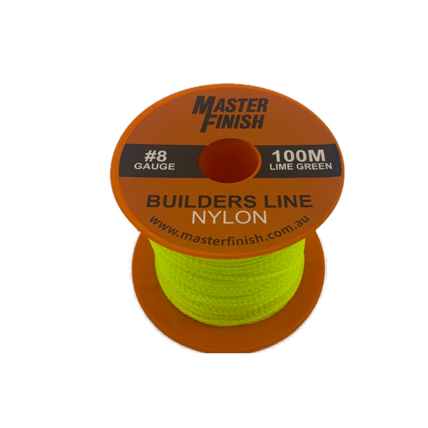 MasterFinish Builders or Brickies Line 100mtr Lime