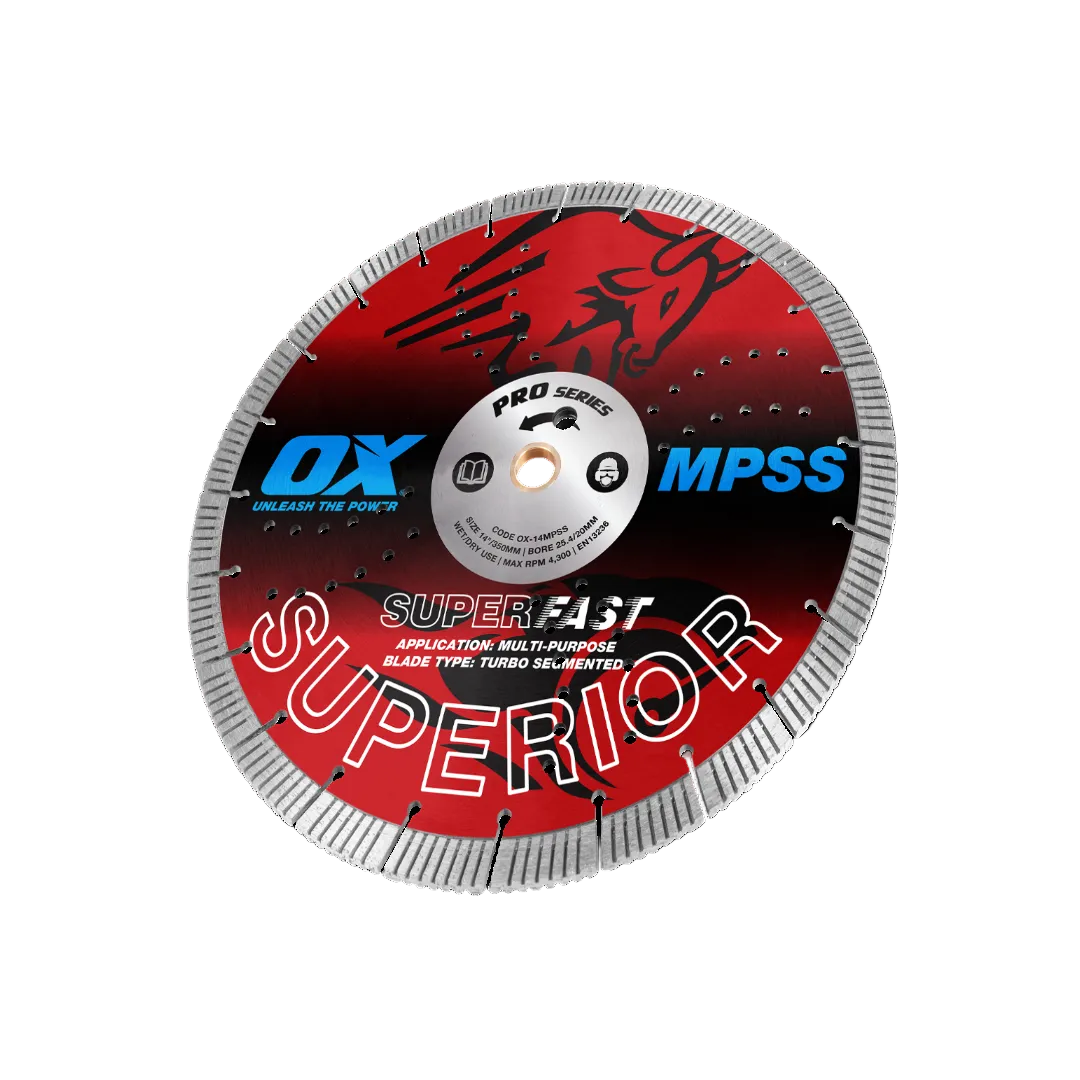 Ox Pro MPSS GP Fast Turbo Superior Diamond Blade -14 Inch