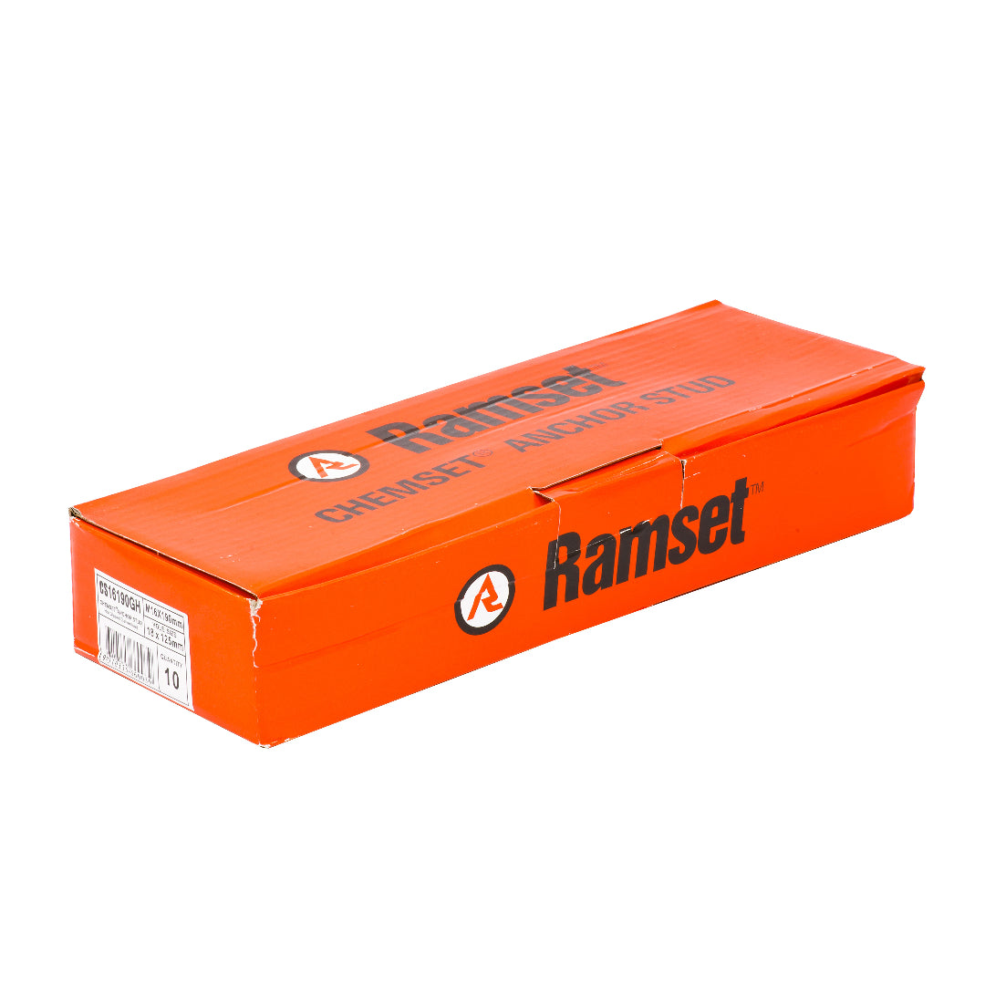 Ramset  M16 x 190mm ChemSet™ Anchor Studs Galvanised - 10 Pack